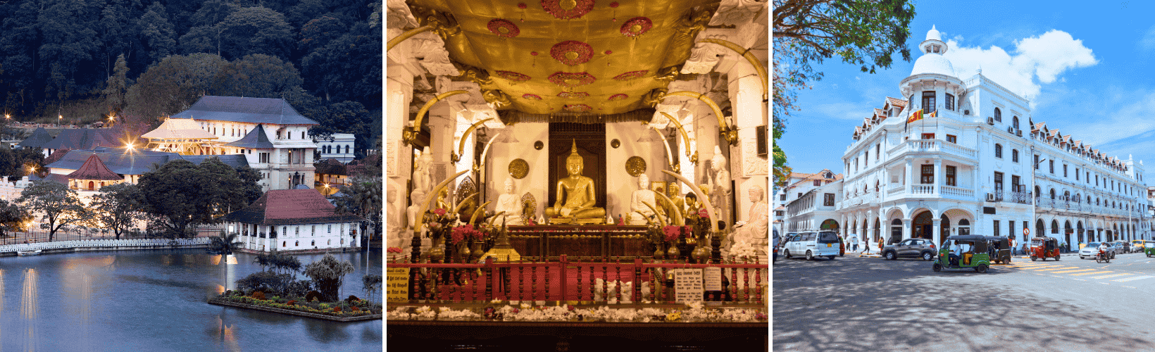 Sigiriya — Kandy — Hatton